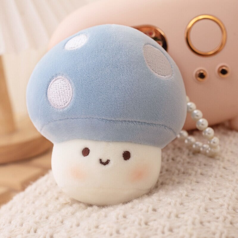 Skanto | Squishy Mushroom Friends Plysj Nøkkelringer