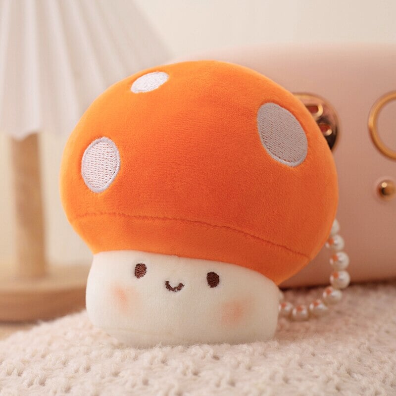 Skanto | Squishy Mushroom Friends Plysj Nøkkelringer