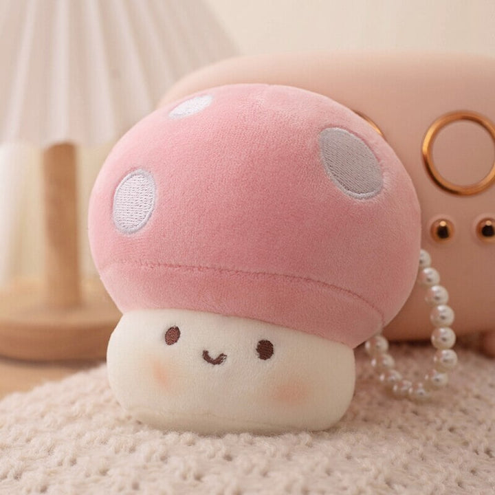 Skanto | Squishy Mushroom Friends Plysj Nøkkelringer
