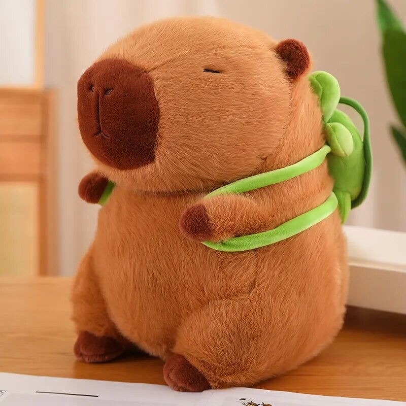 Skanto | De bedårende capybara turtle ryggsekk plushies