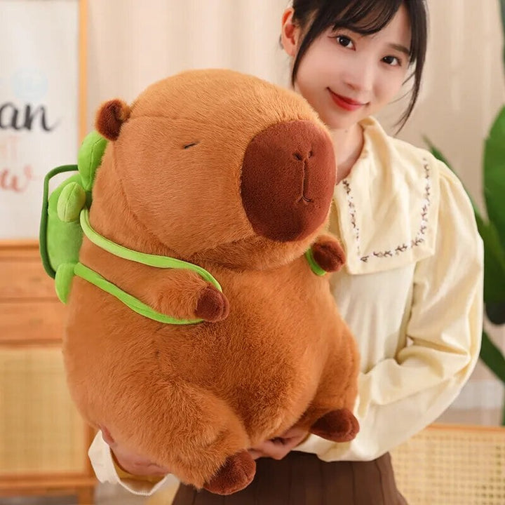 Skanto | De bedårende capybara turtle ryggsekk plushies