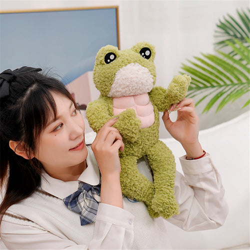 Skanto | The Dench Muscle Frog Plushie