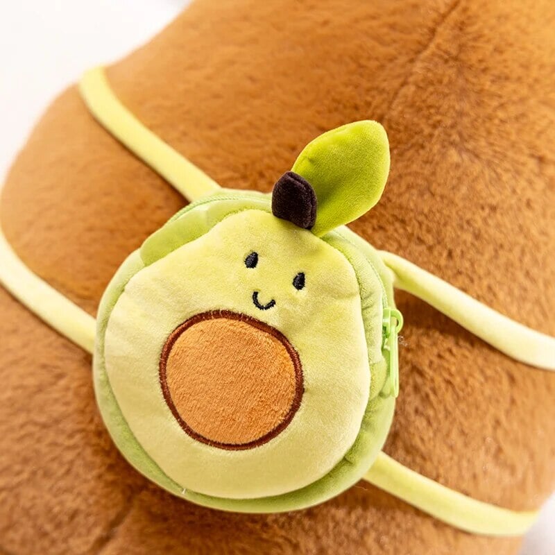 Skanto | Den Kawaii Capybara med Mini Avocado Rygsekk Plushie