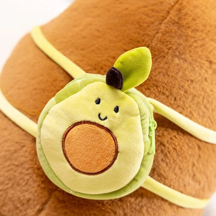 Skanto | Den Kawaii Capybara med Mini Avocado Rygsekk Plushie