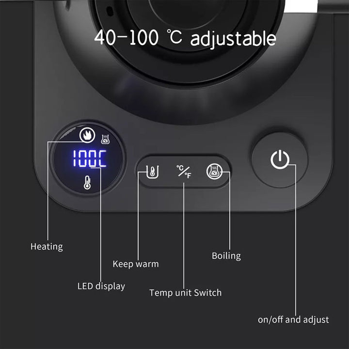 Skanto | Smart Electric Gooseneck Kettle With Temperature Control