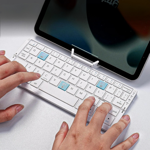 Skanto | Sammenleggbar Bluetooth-tastatur med magnetisk stativ for nettbrett