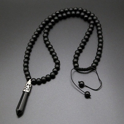 Selene Onyx Mala Halskjede - En Touch av Eleganse Skanto
