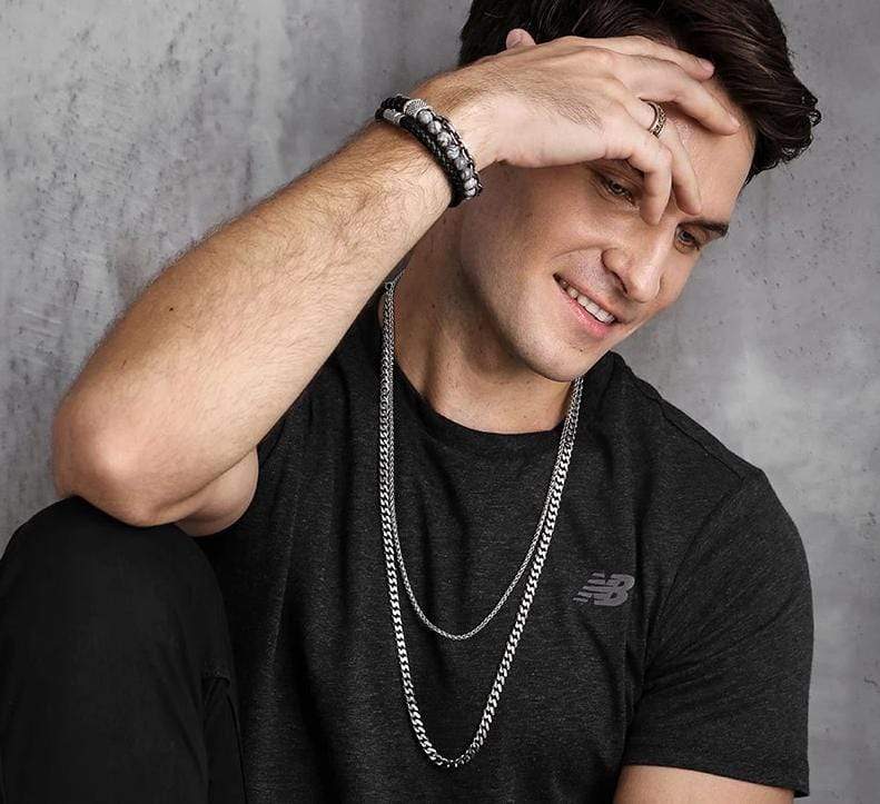 Tiger Eye Beadet Armbånd for Menn "Krigeren" - Asher Skanto