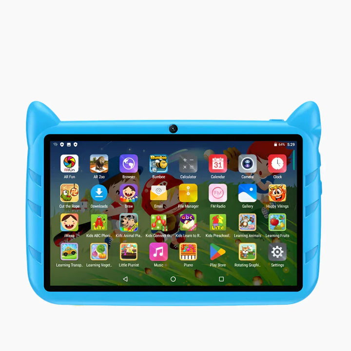 Skanto | 7" Android 13 Barnetablet – 5G WiFi, Front & Bak Kamera