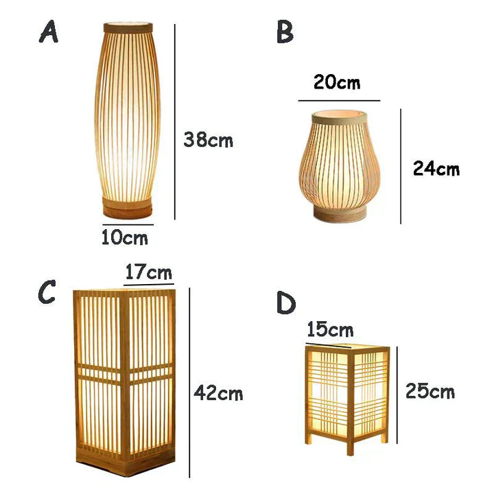 Skanto | KiraLamp – Japansk Stil Bordlampe