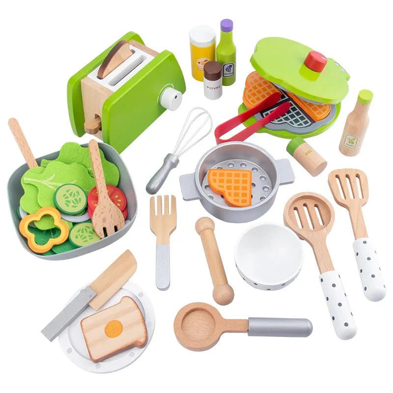 Skanto | KitchenWood – Premium trekjøkken sett for kreativ rollelek