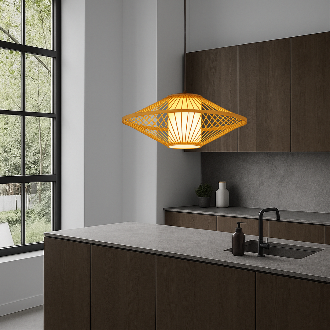Skanto | Japansk Bambus Hengende Lampe