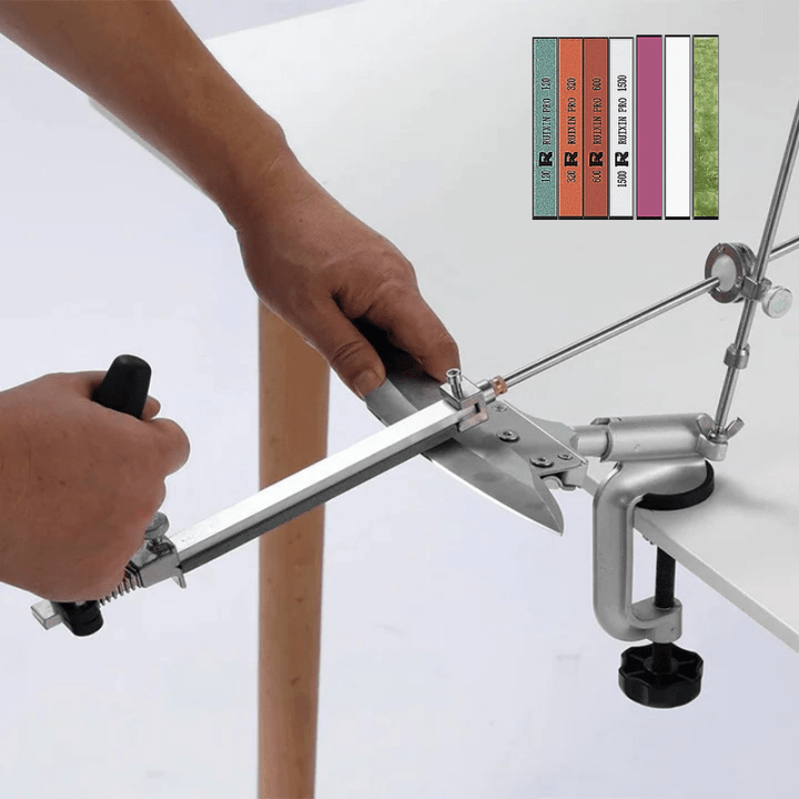 Skanto | EdgeRestore – 7-steinsystem for presise, barberknivskarpe blader