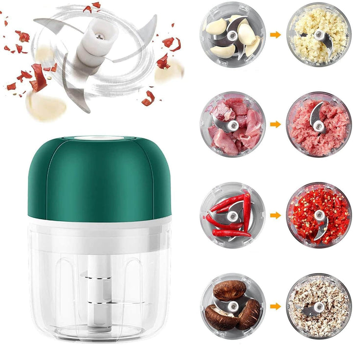 Elektrische Knoblauchpresse ChopEase – USB-aufladbar – Kompakt & Leistungsstark – 250 ml