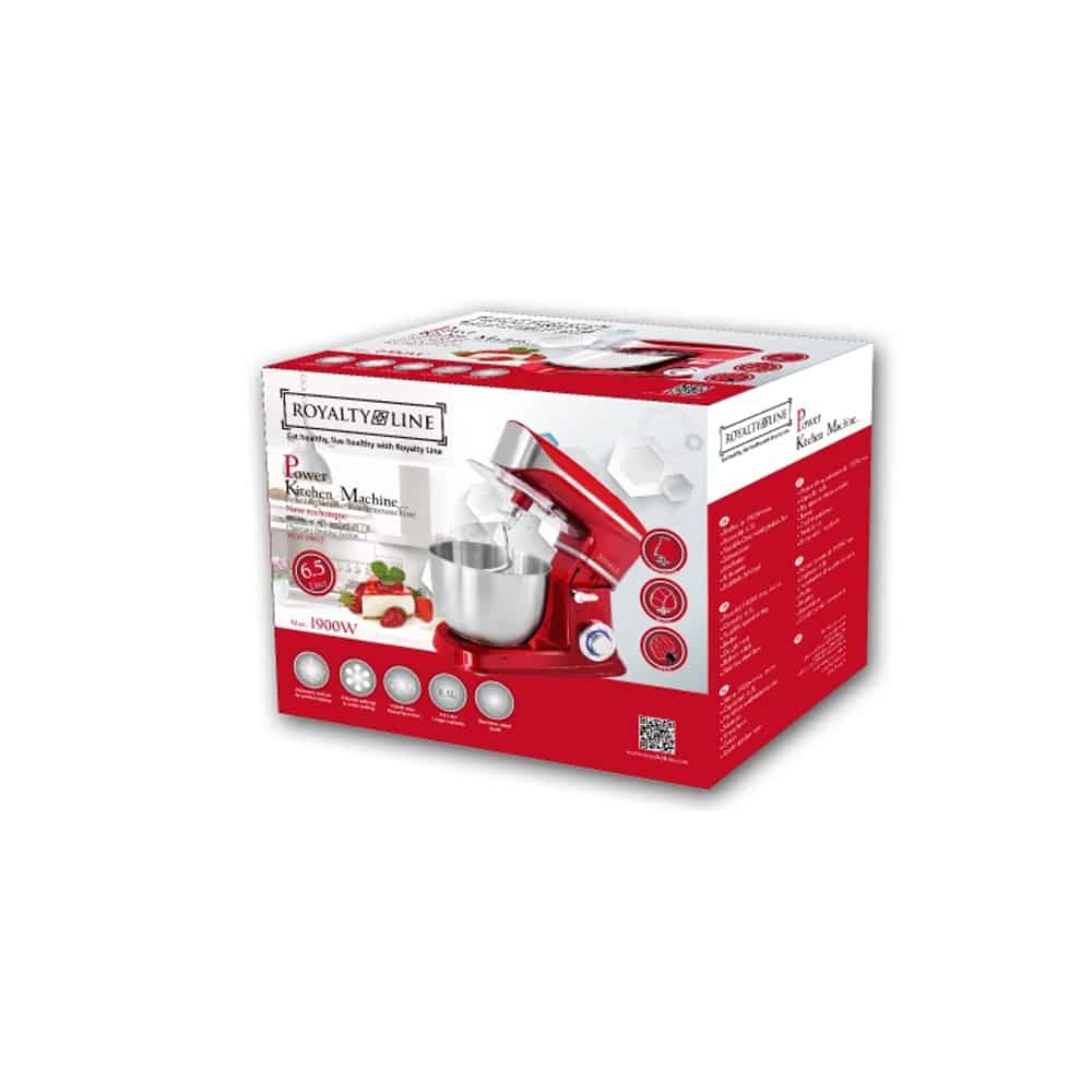 Royalty Line Kjøkkenmaskin 1.900 W 6.5 Liter (Mikser) | Skanto