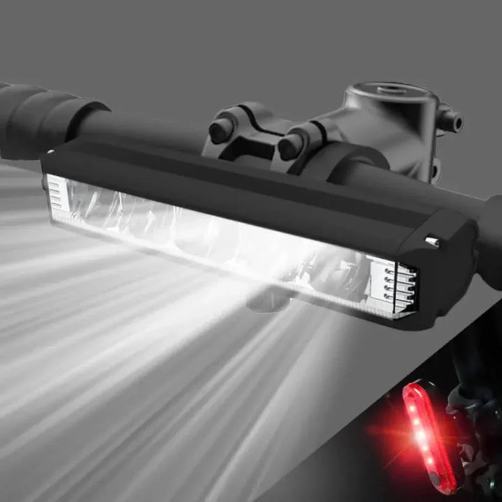 Skanto | Kraftig sykkel frontlys 1400 lumen – USB oppladbart og værbestandig