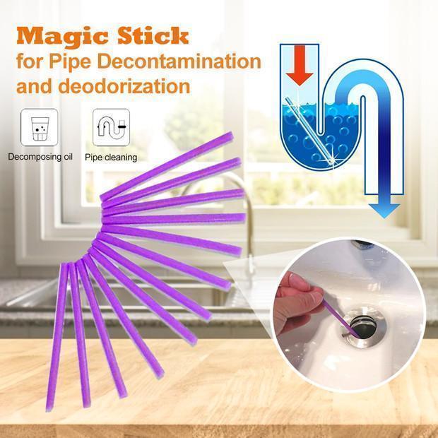 Magic Stick for Pipe Decontaminering & Deodorering (12 PCS) | Skanto
