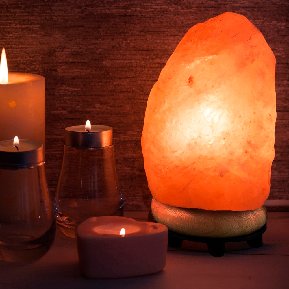 Himalayan Salt Lamp – Lys, Ro og Naturlig Atmosfære (2 Størrelser) | Skanto