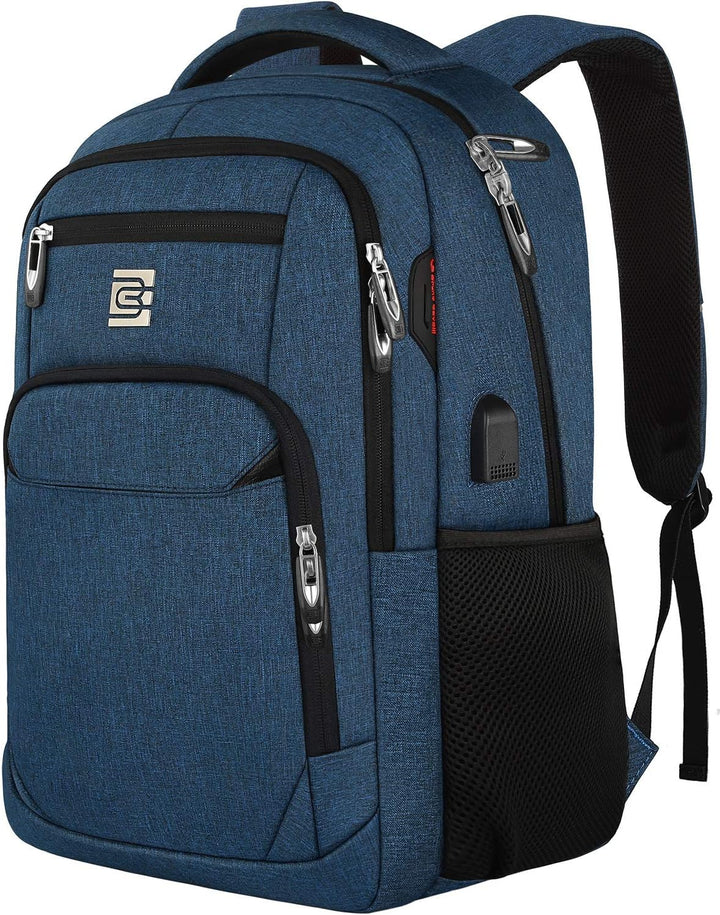 Slim anti-tyveri laptop ryggsekk med USB-ladeport | Skanto