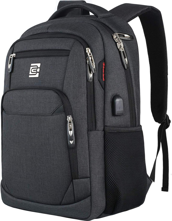 Slim anti-tyveri laptop ryggsekk med USB-ladeport | Skanto