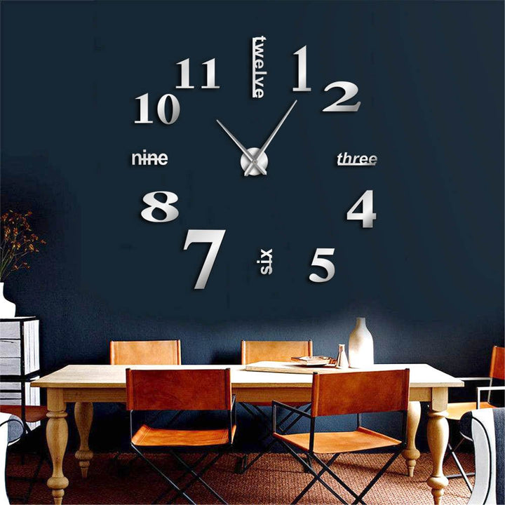Skanto | Stor 3D DIY Veggklokke