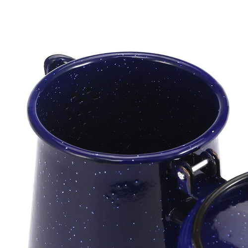 Stor kapasitet emaljert håndtaks gryte for kaffe te vann emaljert kanne | Skanto