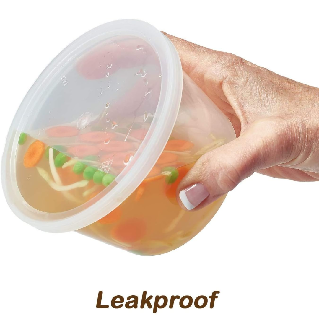 Frendorf | Lekkasjefri Deli-beholdere med lokk – 30 stykker