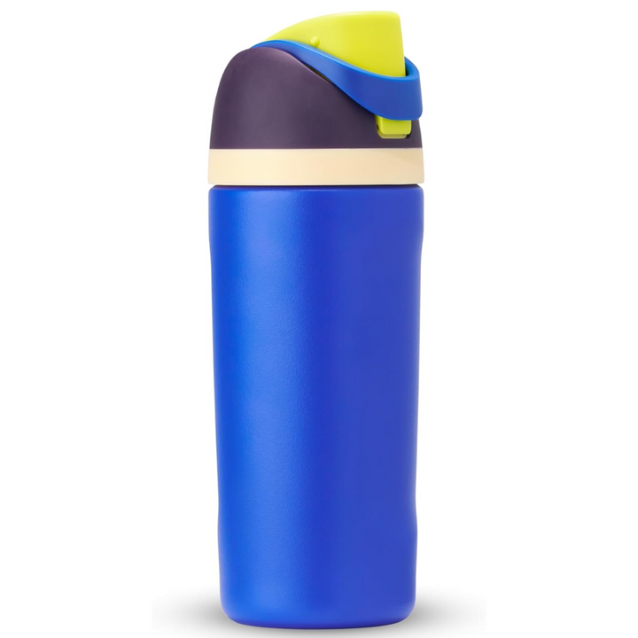Skanto | Isolierte Edelstahl-Trinkflasche mit Strohhalm | Auslaufsicher, BPA-frei | Mehrfarbig