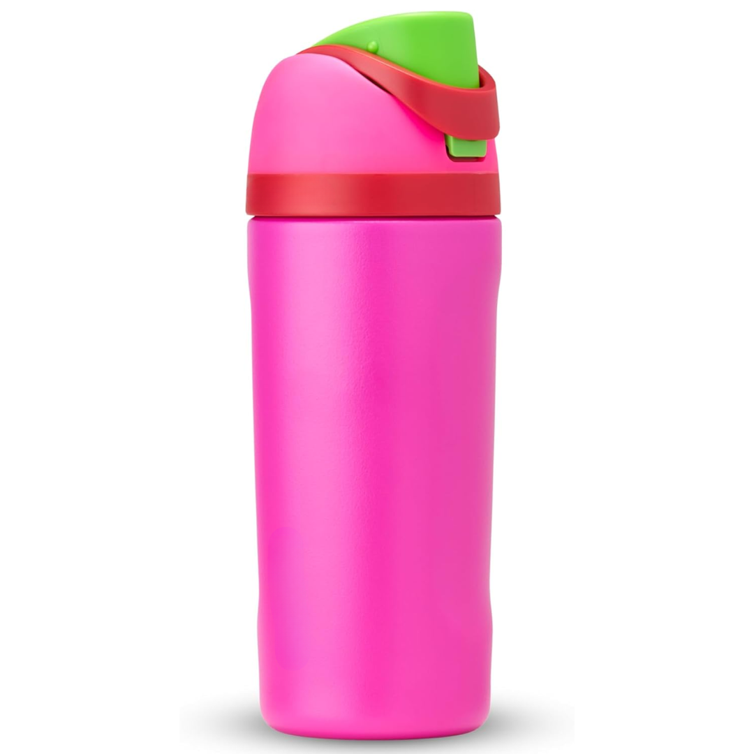 Skanto | Isolierte Edelstahl-Trinkflasche mit Strohhalm | Auslaufsicher, BPA-frei | Mehrfarbig