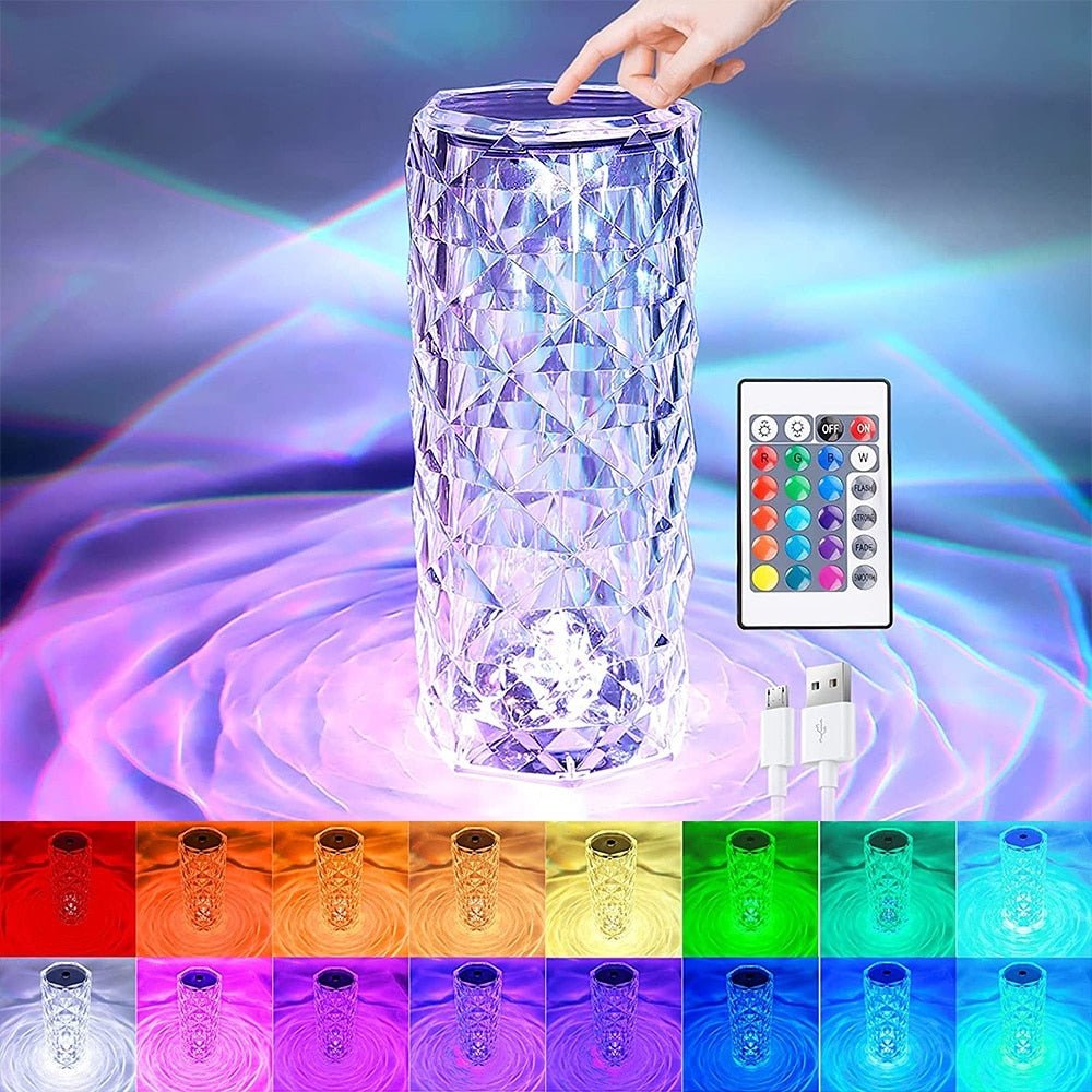 Skanto | LED Krystall Bordlampe