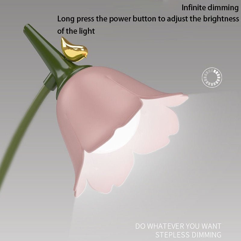 Skanto | LED bord blomsterlampe stilfull fargerik lampe