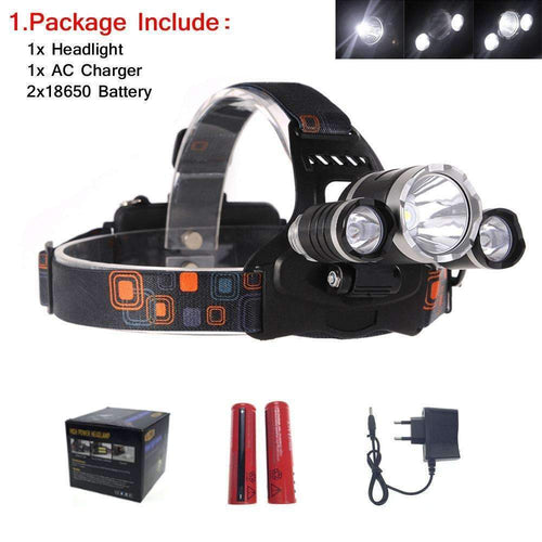 Skanto | Hodelykt 13000LM LED