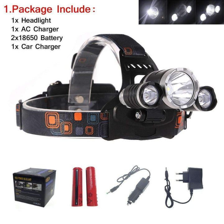 Skanto | Hodelykt 13000LM LED