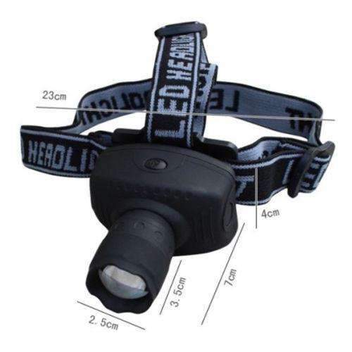 Skanto | Mini LED Zoombar Hodelykt - Zoombar Hodelykt Lys Sykkellykt For Camping