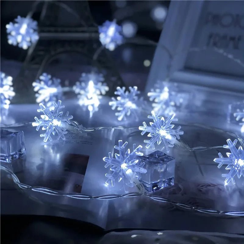 Skanto | LED Snøfnugg Lys - Lyskede Julelys