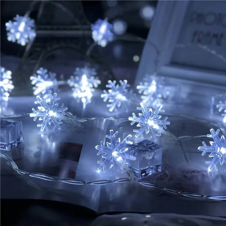 Skanto | LED Snøfnugg Lys - Lyskede Julelys