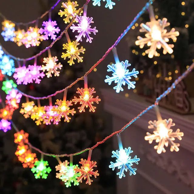 Skanto | LED Snøfnugg Lys - Lyskede Julelys