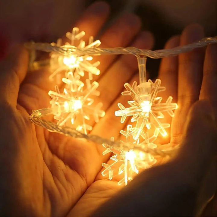 Skanto | LED Snøfnugg Lys - Lyskede Julelys