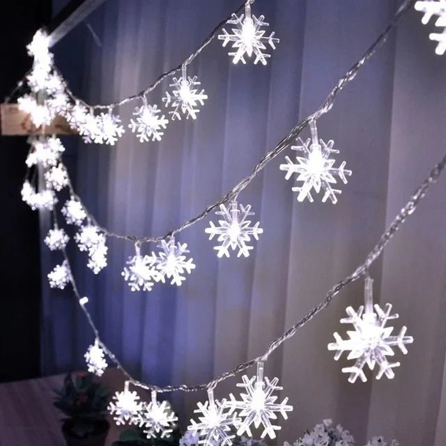 Skanto | LED Snøfnugg Lys - Lyskede Julelys