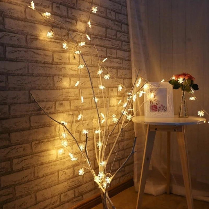 Skanto | LED Snøfnugg Lys - Lyskede Julelys