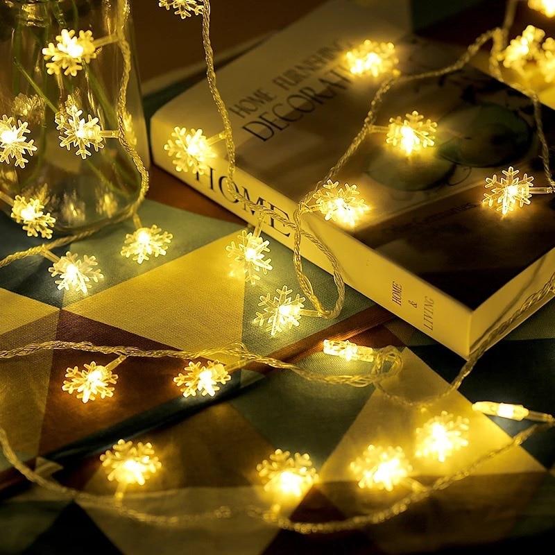 Skanto | LED Snøfnugg Lys - Lyskede Julelys