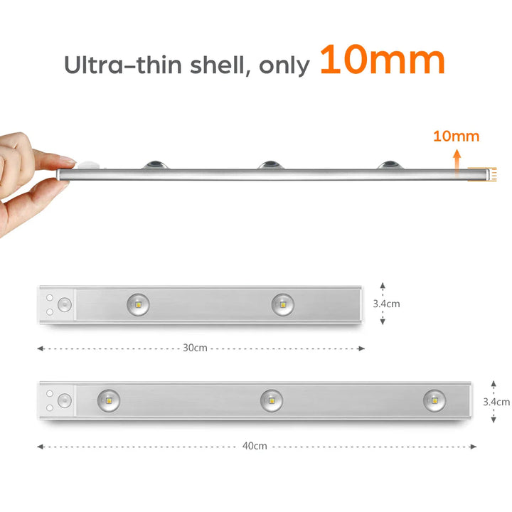 LED Under Cabinets Spot Light Oppladbar Magnetisk Nattlys | Skanto