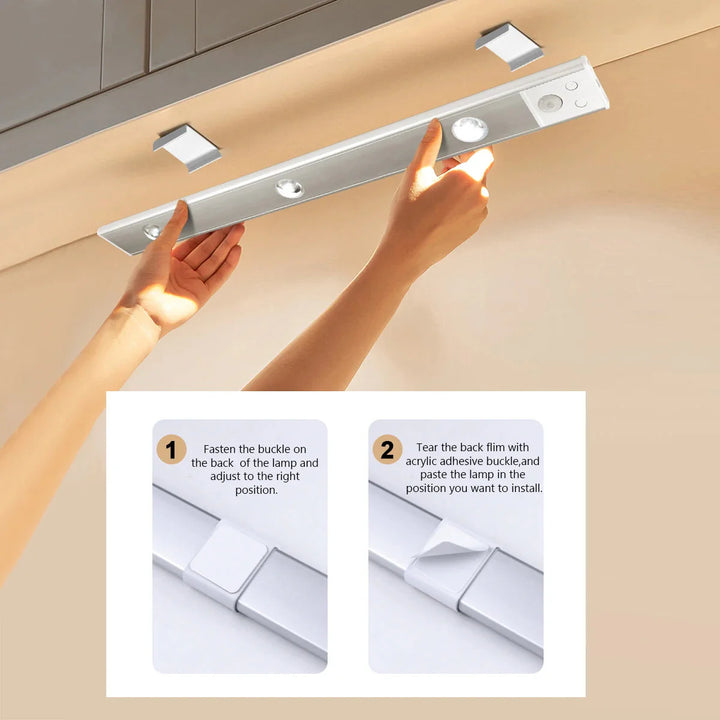 LED Under Cabinets Spot Light Oppladbar Magnetisk Nattlys | Skanto