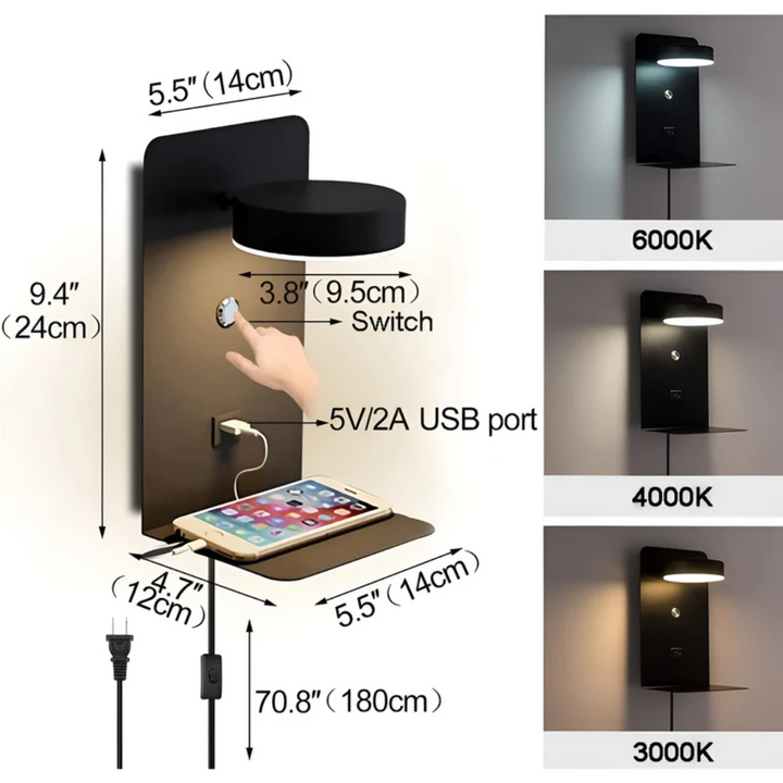 Skanto  | LED Vegglampe - PowerGlow
