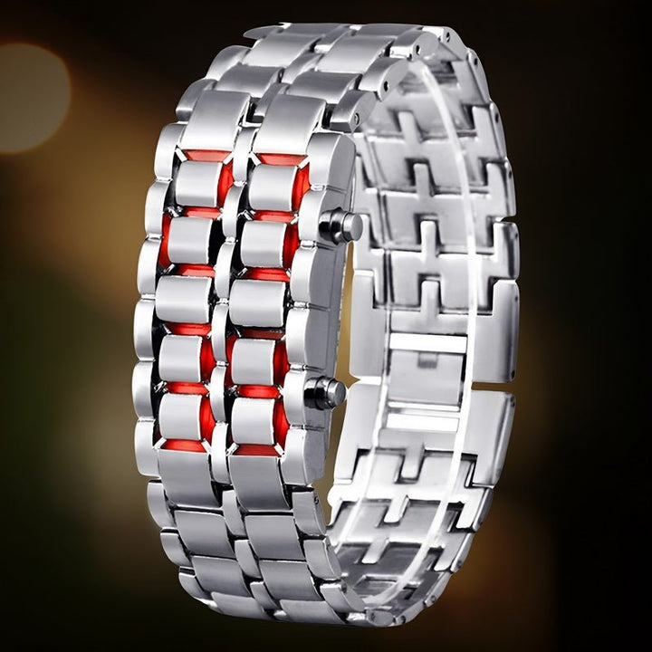 Lava Watch - Trendy LED Armbåndsur med Unik Design Skanto