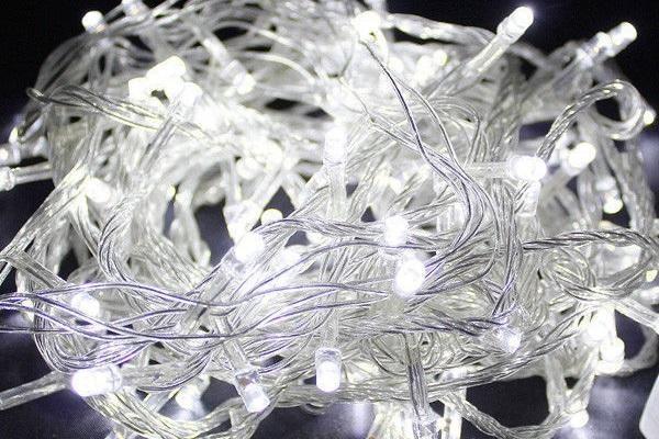 LED lyskastere solenergi med 100 LED (flere farger) - 9 meter | Skanto