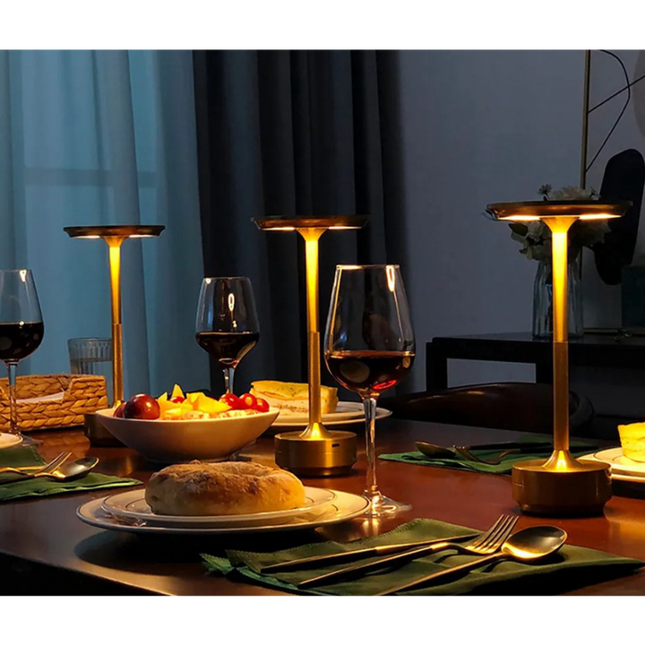 Skanto | ClarityGlow Luxe Edition | Trådløs LED Bordlampe