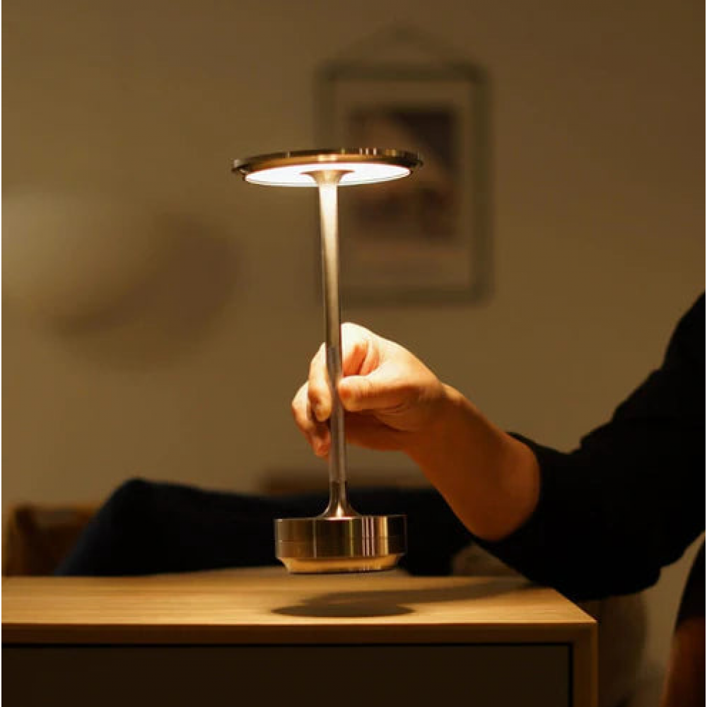 Skanto | ClarityGlow Luxe Edition | Trådløs LED Bordlampe