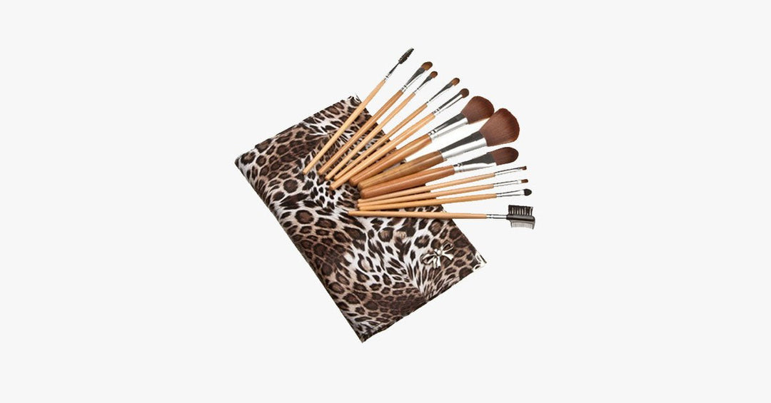 Skanto | 12 Deler Leopardskinn - Flat Deksel