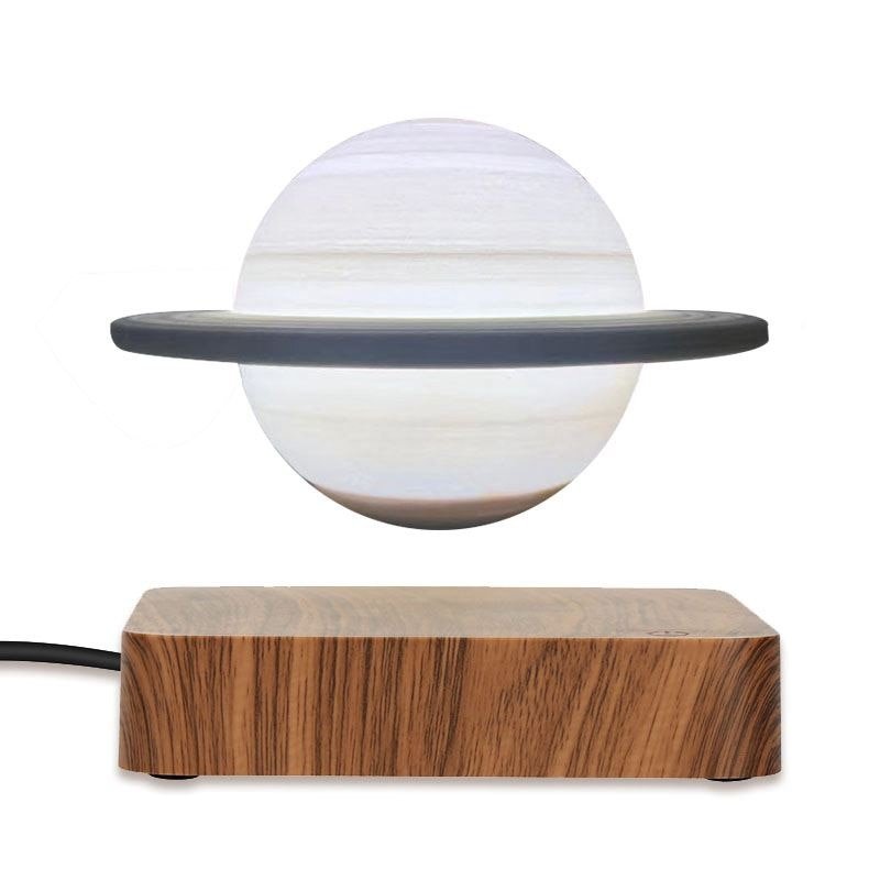 Skanto | SaturnGlow – Flytende Designlampe med 3D Utskrift Teknologi